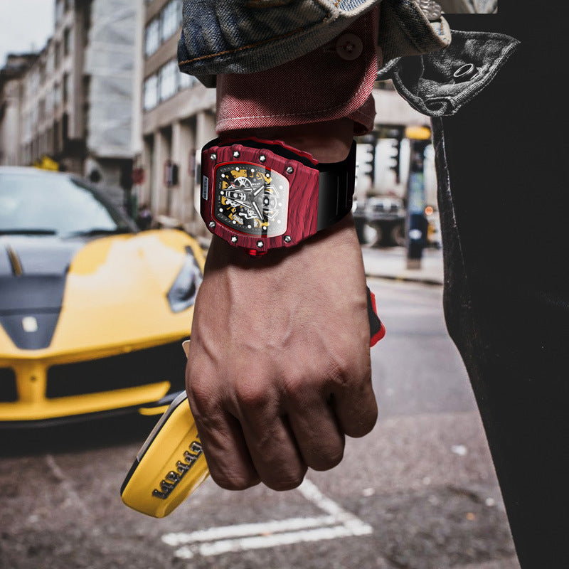 Men’s Automatic Mechanical Watch – Waterproof, Luminous, Sport Style