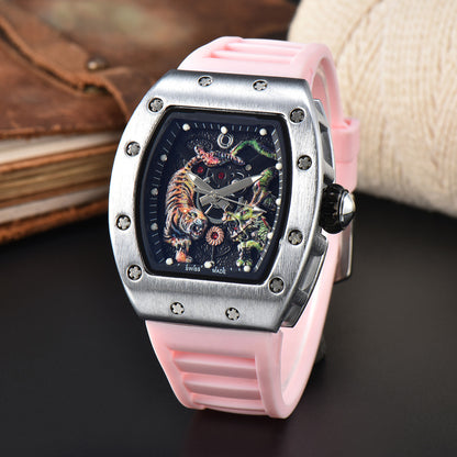 Dragon &amp; Tiger Luxury Quartz Watch – Bold Statement Timepiece