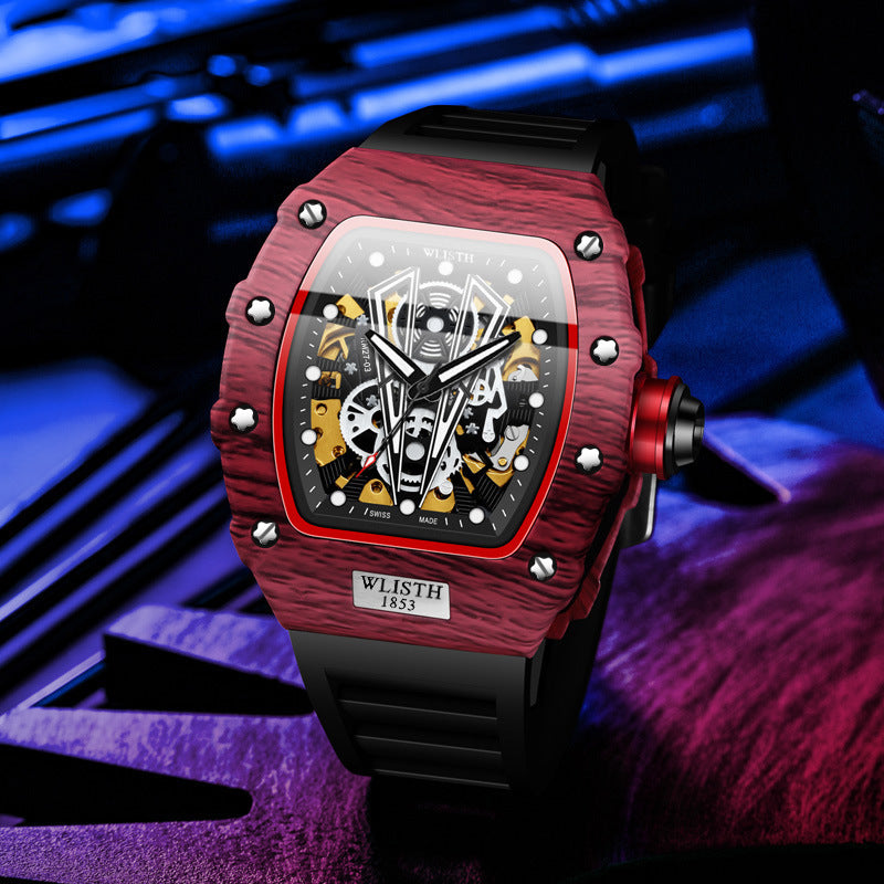 Men’s Automatic Mechanical Watch – Waterproof, Luminous, Sport Style