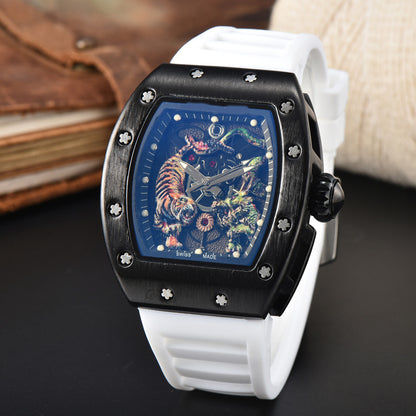 Dragon &amp; Tiger Luxury Quartz Watch – Bold Statement Timepiece