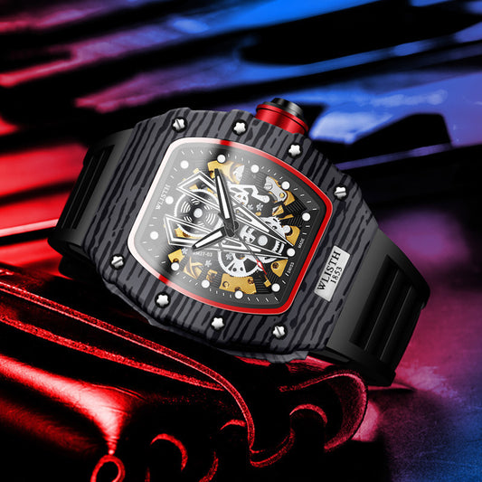 Men’s Automatic Mechanical Watch – Waterproof, Luminous, Sport Style