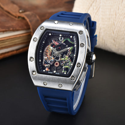 Dragon &amp; Tiger Luxury Quartz Watch – Bold Statement Timepiece